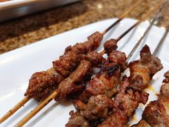 烤羊肉筋-喜悦小串海鲜烧烤大排档(高新万达店)