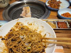 -明洞阿姨·韩式酱蟹烤肉·创意料理(三元桥店)