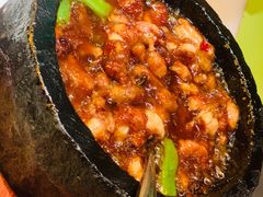 石锅杭椒牛蛙-桂满陇天书(南京德基旗舰店)