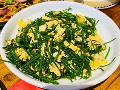 草原鲜沙葱炒鸡蛋-蒙亨·手把肉·蒙古包文化主题餐厅(天恒广场店)