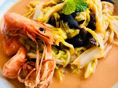 大虾烩白菜-子霖南山鲜虾面(南山总店)