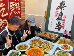 -东来菜馆•手抓海鲜家常菜•海鲜锅贴(鸽子窝店)