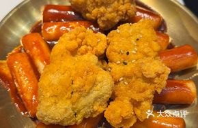 Fried Chicken and Rice Cake Combo