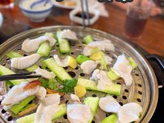 无骨鱼蒸胜瓜-阿多私房菜(顺德店)