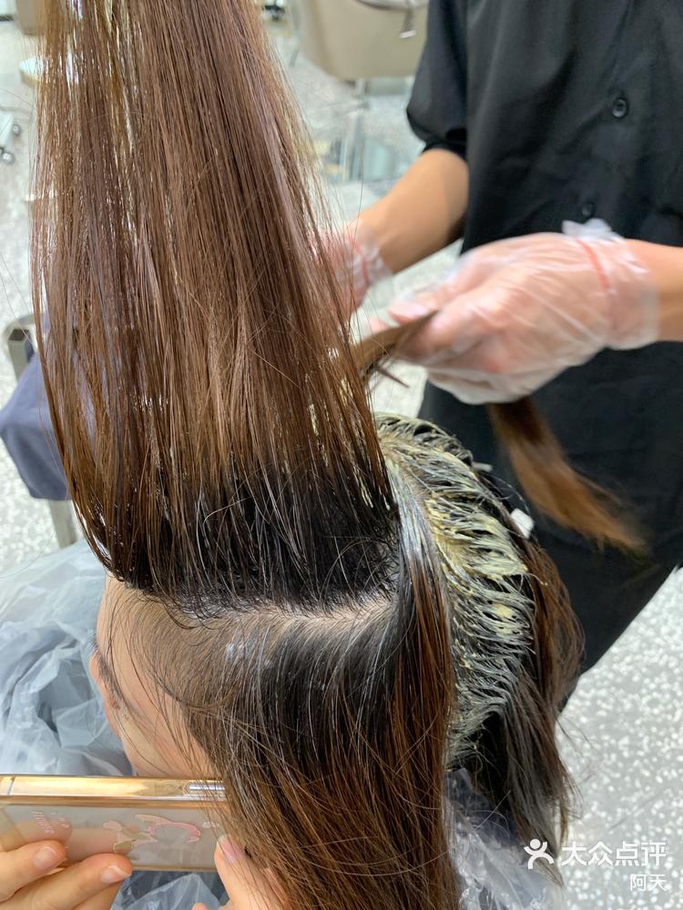 茶棕色 盖白发「haircode 芭曲发-大众点评