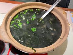 头水紫菜牡蛎汤-恭喜上堓砂锅焗·海鲜大排档(闵行龙湖店)