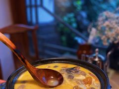 鸡汤火锅-炊烟餐厅
