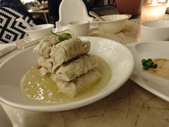 鸡汁荠菜百叶包-玫瑰厅上海菜(兴国路店)