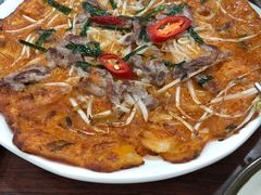 泡菜饼-神仙雪浓汤(明洞店)