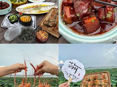-七的湖·晚芳亭·阳澄湖农家菜·大闸蟹(莲花岛店)
