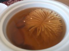 松茸菌汤菊花豆腐-陕西会客厅·宴会厅·唐世佳宴