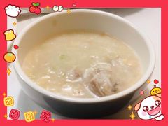 窝蛋牛肉清远鸡粥-火齐潮汕砂锅粥(五道口店)