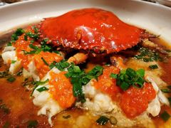 葱油蒸红膏蟹-玫瑰厅上海菜(兴国路店)