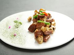 香煎口蘑牛肉-新加坡泰国村酒楼(五角场店)