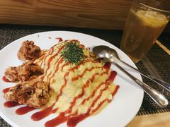炸鸡块日式蛋包饭-Hey!蛋包饭(中山店)