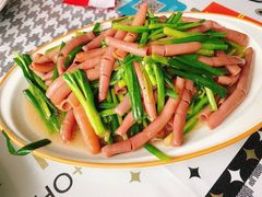 韭菜炒海肠-崴海渔村(虹梅路店)