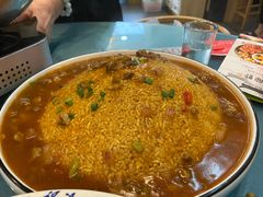 浇汁牛肉锅巴-老二龙虾馆(贵池路店)