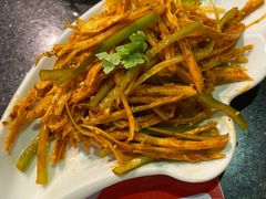 拌牛板筋-韩味园果木炭烤鲜肉(陵东街店)