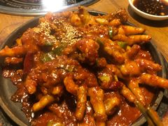 辣炒鸡爪-包装马车·韩国料理·포장마차