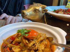 凤爪肉蟹煲-炊烟小炒黄牛肉(东庆街店)