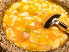 石锅鸡汤豆腐-绿茶餐厅(西单老佛爷店)