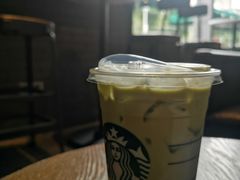 燕麦抹茶拿铁-星巴克(东莞莞城万科中心店)