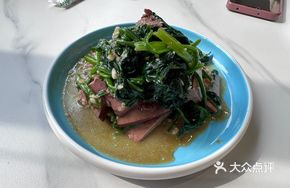 Pork Liver and Spinach Stir-fry