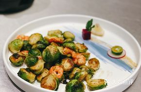 Sautéed Baby Kale with Shrimp