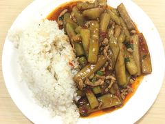 鱼香茄子盖浇饭-鸡鸣汤包(仙林店)