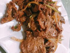 葱爆羊肉-国庆烧麦馆