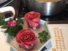 玫瑰雪花牛舌-捞王锅物料理(上海世茂广场店)