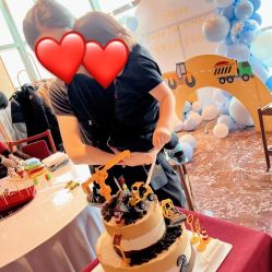 -宝宝百日宴周岁生日派对气球布置策划