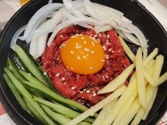 生拌牛肉-赤坂亭·M9和牛烧肉·铁板烧(合肥万象城店)