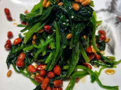 果仁菠菜-金豆角砂锅焖面(安贞店)