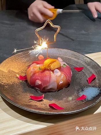 就在嘉里中心️过生日来吃的Omakase～