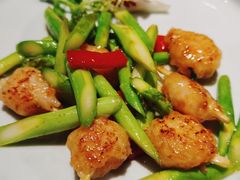 芦笋炒虾仁-五味堂·江浙土菜(月河特色店)
