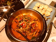 鲜紫苏煮黄骨鱼-T館·花园艺术餐厅