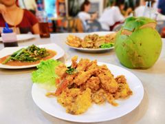 咸蛋黄软壳蟹-大树下海鲜饭店