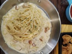 烟熏鸡胸奶油意面-Kpasta韩式意大利面