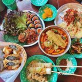 【남도분식】,他们家的紫菜包饭、炸货、年糕锅、拌面等等