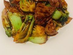 菜梗炒猪肝-菲乐餐厅(三十年经营·湖滨路店)