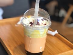 -36抹茶·千层与鲜果茶(欢乐海岸店)