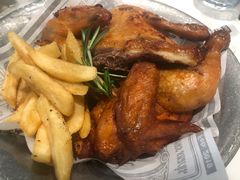 奥尔良烤鸡配薯条-卡朋西餐(乐峰广场店)