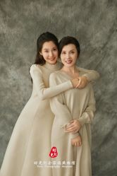 -时光纪亲子全家福照相馆(静安店母女写真父母纪念照)