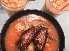 番茄浓汤鸡翅猪扒通粉-华嫂冰室(尖沙咀店)