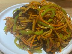 小炒杏鲍菇丝-姥姥家春饼店(佳亿时尚广场店)