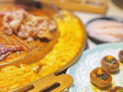 芝士锅底-猪啊牛呀羊啊铜盘烤肉(正大广场店)