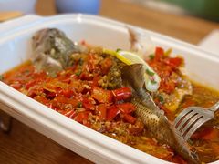 泰式酸辣鲈鱼-甜阿姨·天台花园私房菜(万松园店)