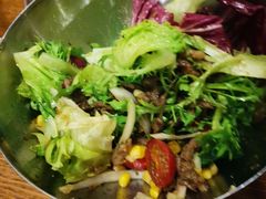 牛外脊沙拉-机器人火炉披萨