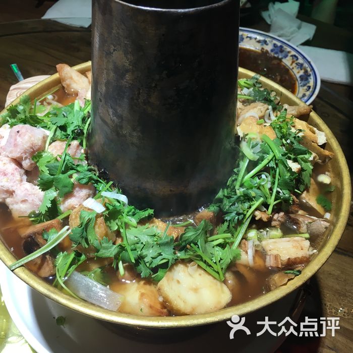 天元奎饭店烩菜铜火锅图片